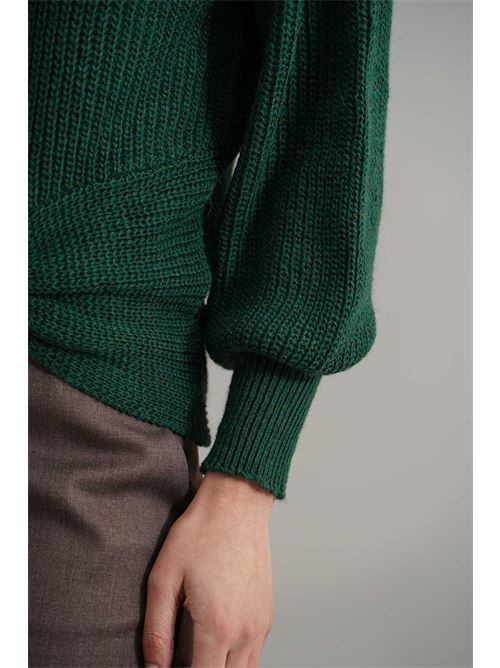 Maglia in misto lana Nualy | I25NSS13122VERDE BOSCO